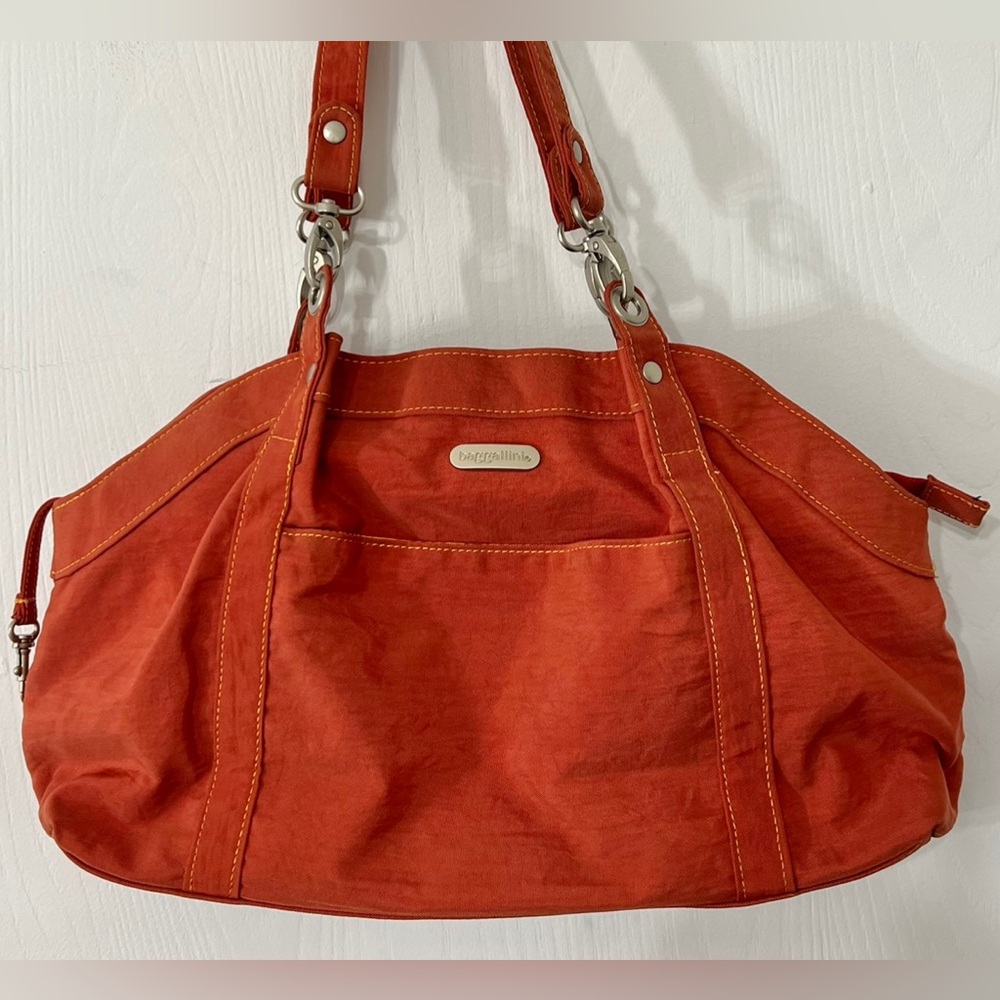 Baggallini Hampton Shoulder Bag Burnt Orange Travel Baby
